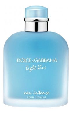 Оригінал Dolce Gabbana Light Blue Eau Intense Pour Homme 100ml Чоловіча Вода Дольче Габба