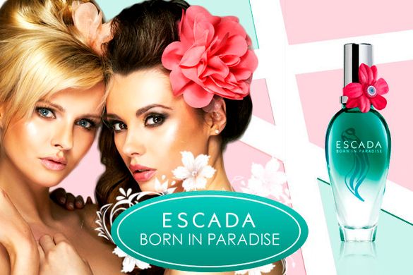 Оригінальні жіночі парфуми Escada Born in Paradise 50ml (чудовий, привабливий, звабливий, сонячний)
