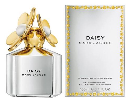 Оригінал Marc Jacobs Daisy Silver Edition 100ml edp Жіноча Парфумована Вода Марк Джейкобс Дейзі Сільвер Е
