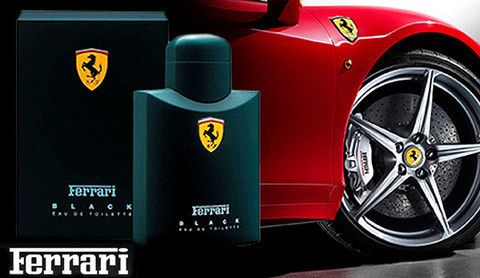 Оригинал Ferrari Black Men 125ml edt (свежий, бодрящий, классический, мужественный)