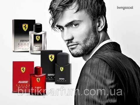 Оригинал Ferrari Black Men 125ml edt (свежий, бодрящий