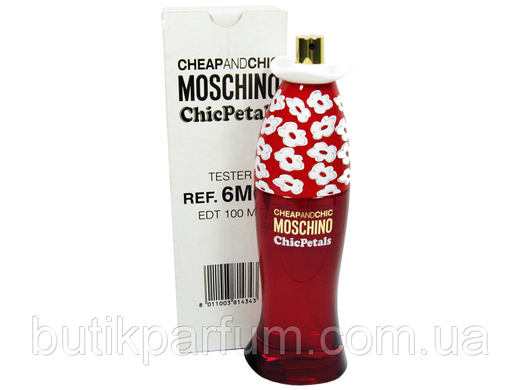 Moschino Cheap & Chic Chic Petals 100ml edt (Дерзость аромату придает выразительная сладкая земляника)