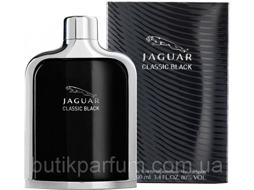 Оригинал Jaguar Classic Black 100ml edt Ягуар Классик Блэк (благородный, мужественный, статусный)